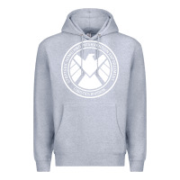 Heather Grey agents of shield Premium Hoodie - artisFamous