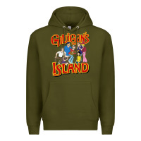 Army Green gilligan island Premium Hoodie - artisFamous