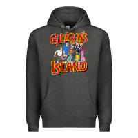 Charcoal Heather gilligan island Premium Hoodie - artisFamous