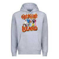 Heather Grey gilligan island Premium Hoodie - artisFamous