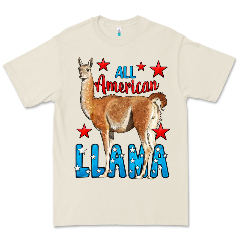 All American Lama Premium Tee by LillyAllenDesigns | Teevron