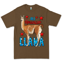 Cacao All American Lama Premium Tee - LillyAllenDesigns