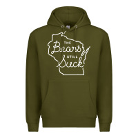 Army Green the bears still suck Premium Hoodie - artisFamous