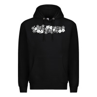 Black pyrex pattern Premium Hoodie - artisFamous