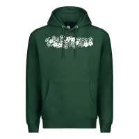 Sports Green pyrex pattern Premium Hoodie - artisFamous