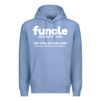Colony Blue funcle definition Premium Hoodie - artisFamous