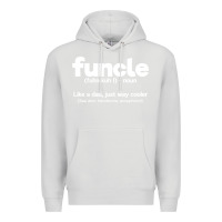 Dove Grey funcle definition Premium Hoodie - artisFamous