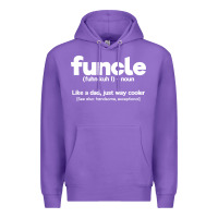 Purple funcle definition Premium Hoodie - artisFamous