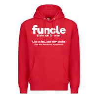 Red funcle definition Premium Hoodie - artisFamous