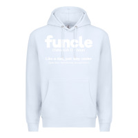 White funcle definition Premium Hoodie - artisFamous