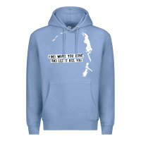 Colony Blue charles bukowski Premium Hoodie - artisFamous