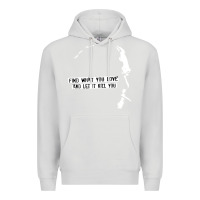Dove Grey charles bukowski Premium Hoodie - artisFamous