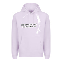 Lilac charles bukowski Premium Hoodie - artisFamous