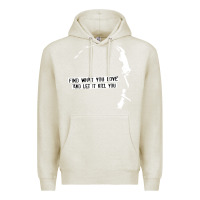 Oatmeal Heather charles bukowski Premium Hoodie - artisFamous