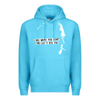 Ocean Blue charles bukowski Premium Hoodie - artisFamous