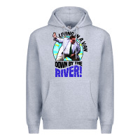 Heather Grey chris farley   matt foley nostalgia Premium Hoodie - artisFamous