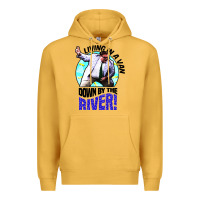 Mustard chris farley   matt foley nostalgia Premium Hoodie - artisFamous