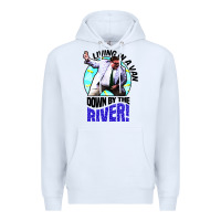 White chris farley   matt foley nostalgia Premium Hoodie - artisFamous