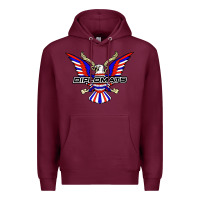 Burgundy diplomats music Premium Hoodie - artisFamous