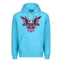 Ocean Blue diplomats music Premium Hoodie - artisFamous