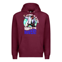 Burgundy chris farley   matt foley nostalgia Premium Hoodie - artisFamous