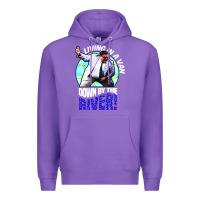 Purple chris farley   matt foley nostalgia Premium Hoodie - artisFamous