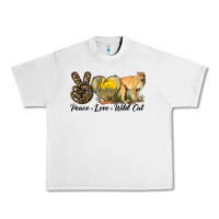 Lunar Rock Peace Love Wild cat Urban Heavy Tee - LillyAllenDesigns