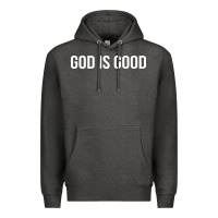 Charcoal Heather god is good Premium Hoodie - artisFamous