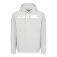 Dove Grey god is good Premium Hoodie - artisFamous
