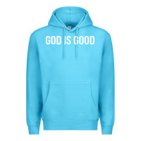 Ocean Blue god is good Premium Hoodie - artisFamous