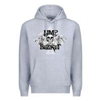 Heather Grey Limp Bizkit Essential Premium Hoodie - artisFamous