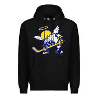 Black fighting saints Premium Hoodie - artisFamous