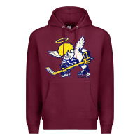 Burgundy fighting saints Premium Hoodie - artisFamous