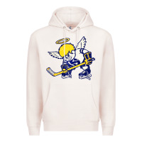 Pale Pink fighting saints Premium Hoodie - artisFamous