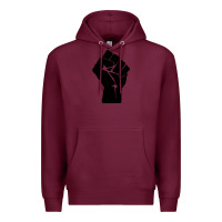 Burgundy fist Premium Hoodie - artisFamous