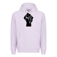 Lilac fist Premium Hoodie - artisFamous