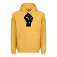 Mustard fist Premium Hoodie - artisFamous