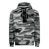 Slate Camo fist Premium Hoodie - artisFamous