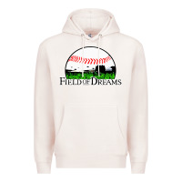 Pale Pink field of dreams Premium Hoodie - artisFamous