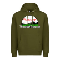 Army Green field of dreams Premium Hoodie - artisFamous