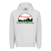 Dove Grey field of dreams Premium Hoodie - artisFamous