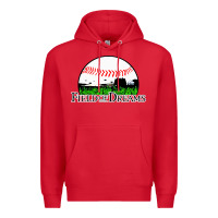 Red field of dreams Premium Hoodie - artisFamous