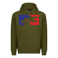 Army Green Limp Bizkit Essential Premium Hoodie - artisFamous