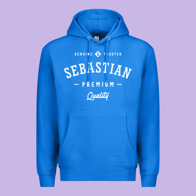 Sebastian Personalized Name Mens Birthday Premium Hoodie Designed By Artisfamous