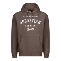Coffee Sebastian Personalized Name Mens Birthday Premium Hoodie - artisFamous