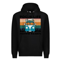 Black pogue life outer banks retro vintage Premium Hoodie - artisFamous