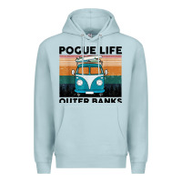 Blue Mist pogue life outer banks retro vintage Premium Hoodie - artisFamous