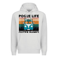 Dove Grey pogue life outer banks retro vintage Premium Hoodie - artisFamous