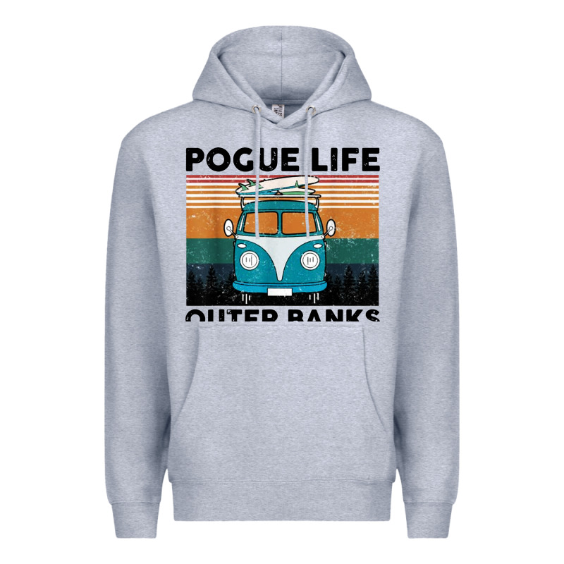 Pogue Life Outer Banks Retro Vintage Premium Hoodie by artisFamous | Teevron