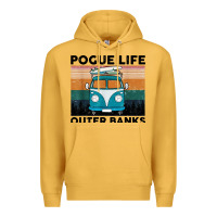 Mustard pogue life outer banks retro vintage Premium Hoodie - artisFamous